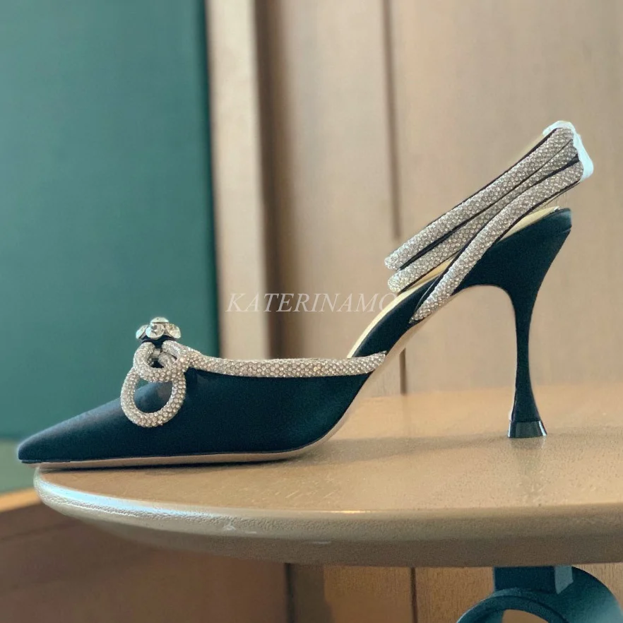 New 2021Ladies Luxurious Crystal Butterfly-knot Pumps High Heels Pointed Toe Satin High Heels Women's Party Shoes Wedding Shoes
New 2021Ladies Luxurious Crystal Butterfly-knot Pumps High Heels Pointed Toe Satin High Heels Women's Party Shoes Wedding Shoes