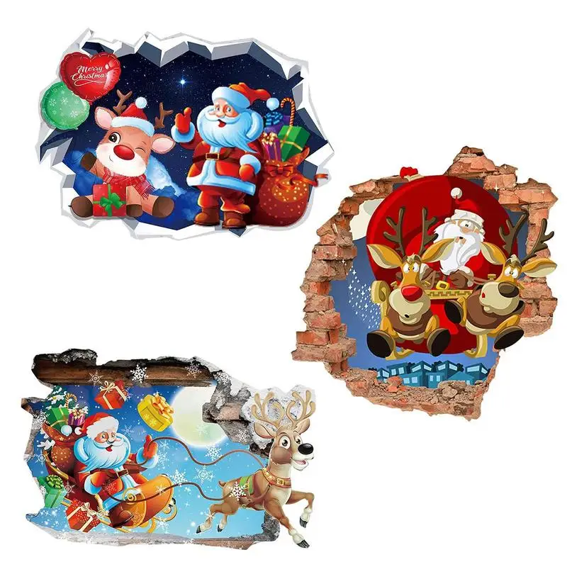 Christmas Wall Sticker Christmas Santa Claus And Reindeer Stickers Christmas Decorations Self-adhesive Window Clings Glass Decal
Christmas Wall Sticker Christmas Santa Claus And Reindeer Stickers Christmas Decorations Self-adhesive Window Clings Glass Decal