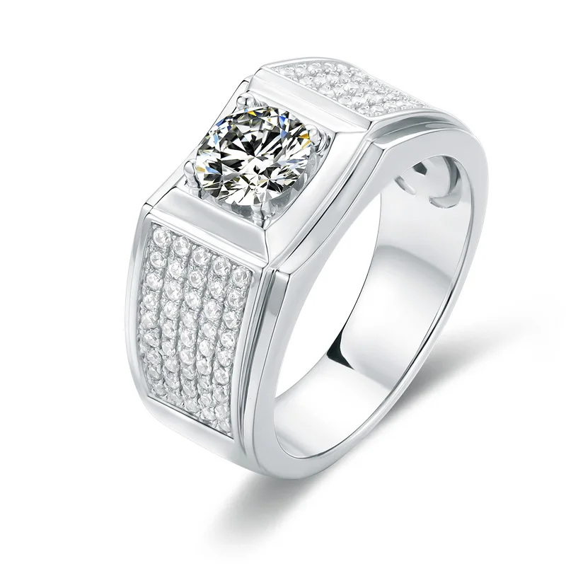 ZOCA 925 Sterling Silver 18K Gold Plated Moissanite Men Ring Gift Jewelry Wedding Engagement Fashion Open Finger Rings
ZOCA 925 Sterling Silver 18K Gold Plated Moissanite Men Ring Gift Jewelry Wedding Engagement Fashion Open Finger Rings