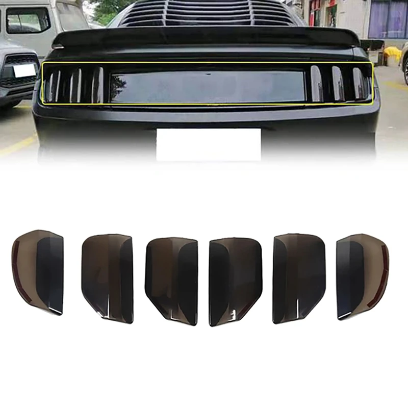6 шт., декоративные автомобильные копченые задние фонари для Ford Mustang 2015 2016 2017
6 шт., декоративные автомобильные копченые задние фонари для Ford Mustang 2015 2016 2017