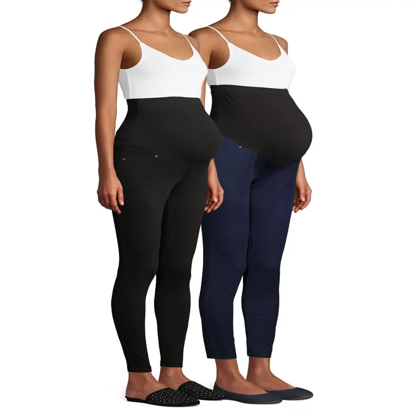 HMCN Women`s Maternity Jeggings with Full Panel, 2 Pack (Available in Multiple Colors)
HMCN Women`s Maternity Jeggings with Full Panel, 2 Pack (Available in Multiple Colors)