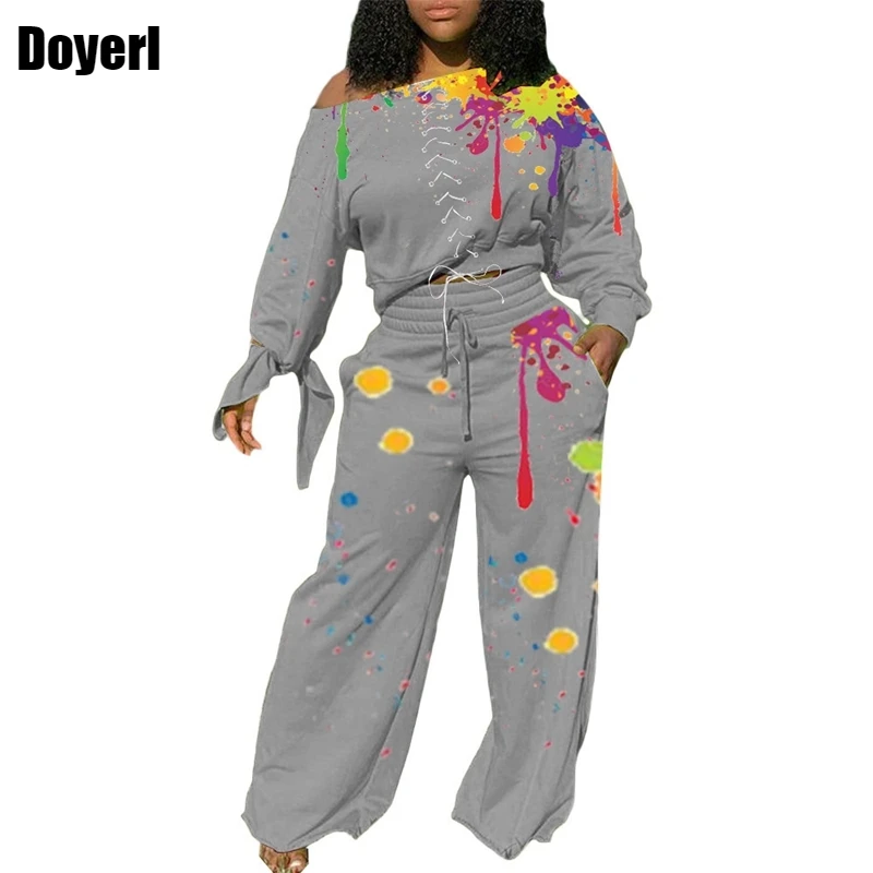 Printed Two Piece Set Tracksuit Women Winter Sweatshirt Top and Wide Leg Pants Set Casual Streetwear 2 Piece Matching Set Outfit
Printed Two Piece Set Tracksuit Women Winter Sweatshirt Top and Wide Leg Pants Set Casual Streetwear 2 Piece Matching Set Outfit