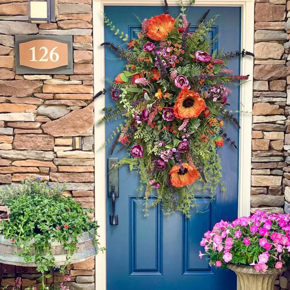 Farmhouse Colorful Cottage Spring Wreath Springsunflower Home Artificial Flower Plants Garden Front Door Decor Gift
Farmhouse Colorful Cottage Spring Wreath Springsunflower Home Artificial Flower Plants Garden Front Door Decor Gift