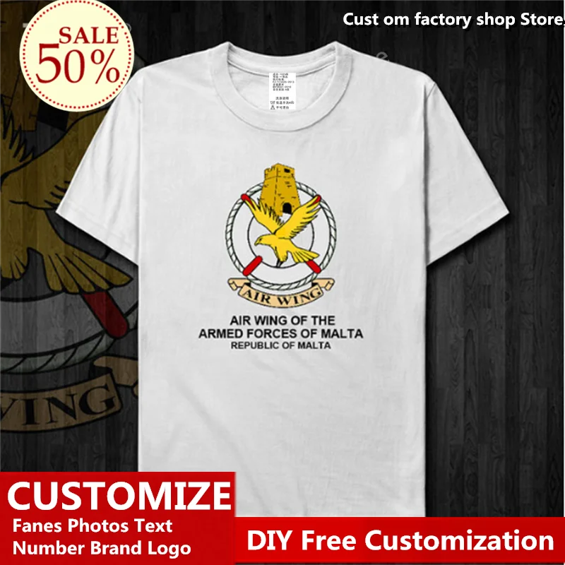 Air Force Republic of Malta Maltese MLT Men Women High Street Fashion Hip Hop Loose Casual T-shirt Army Tactical Military
Air Force Republic of Malta Maltese MLT Men Women High Street Fashion Hip Hop Loose Casual T-shirt Army Tactical Military