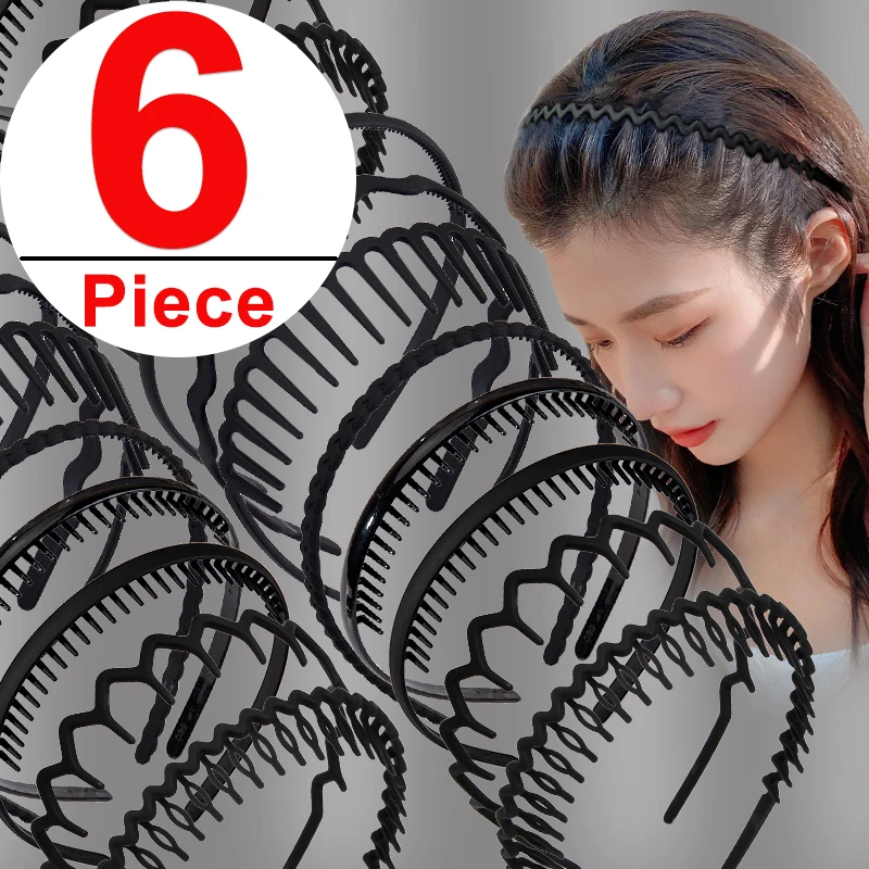 6Pcs Fashion Men Hairband Unisex Black Wavy Hair Head Hoop Band Women Unisex Flexible Sport Headband Headwear Hair Accessories
6Pcs Fashion Men Hairband Unisex Black Wavy Hair Head Hoop Band Women Unisex Flexible Sport Headband Headwear Hair Accessories