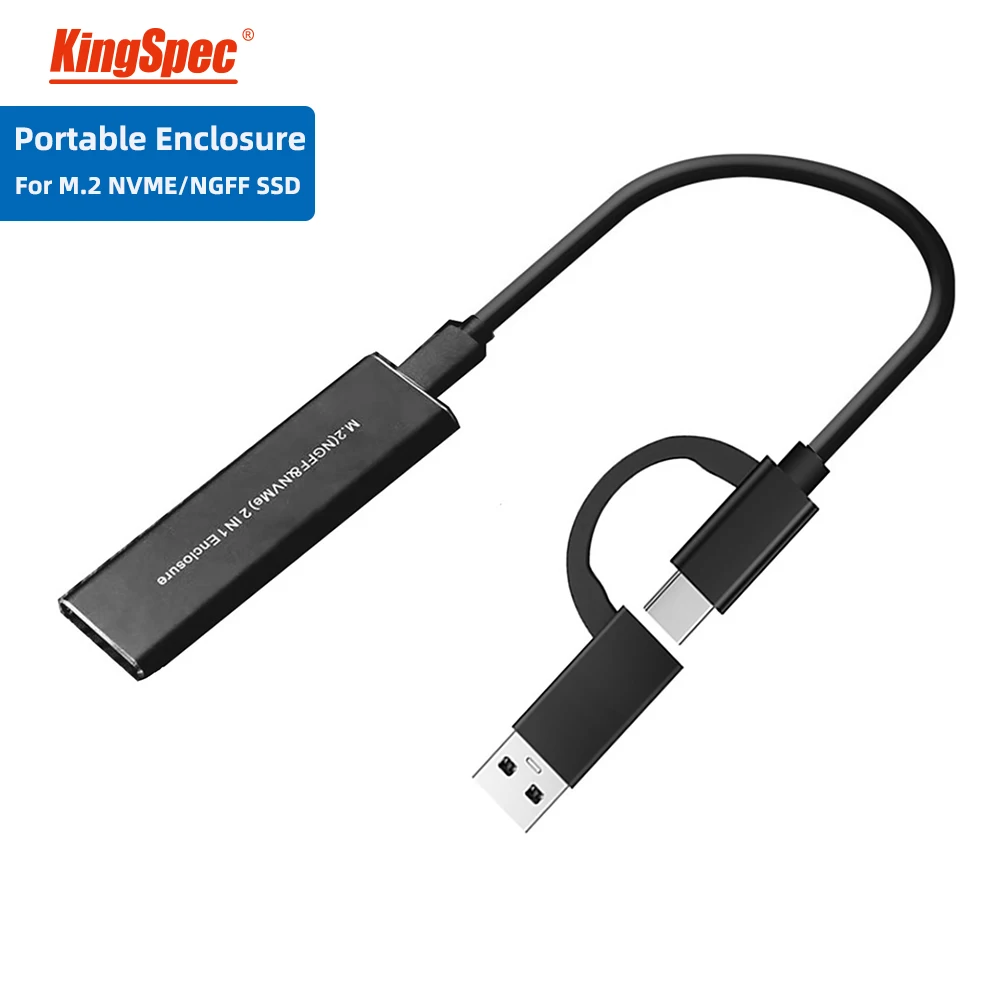 KingSpec m.2 SATA To USB 3.0 SSD Enclosure External HD Hard Drive Disk Box Storage Case Adapter Support m.2 nvme Drive SSD
KingSpec m.2 SATA To USB 3.0 SSD Enclosure External HD Hard Drive Disk Box Storage Case Adapter Support m.2 nvme Drive SSD