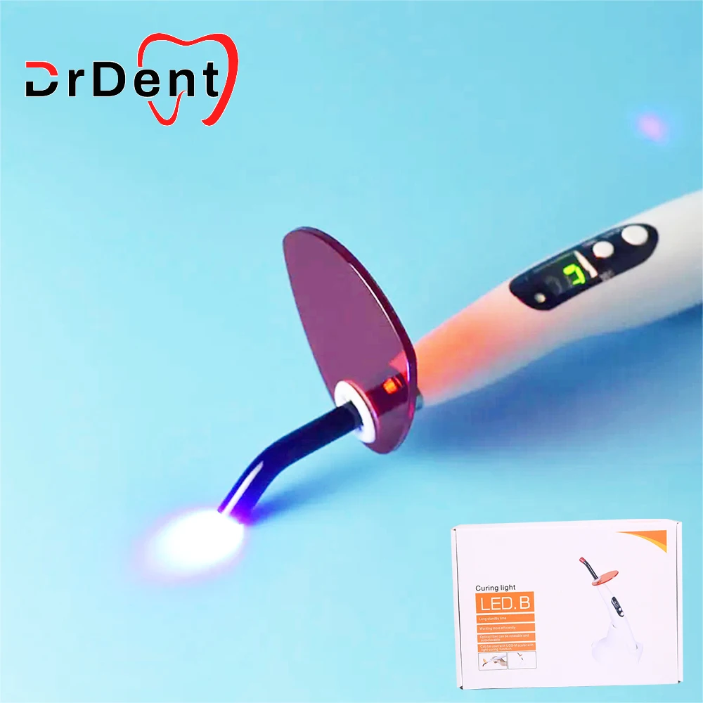 Curing Light Dentistry Blue Glue Dental Wireless Dentist Tool Cordless LED Curing Lamp Handpiece 1200-1400mw/cm2
Curing Light Dentistry Blue Glue Dental Wireless Dentist Tool Cordless LED Curing Lamp Handpiece 1200-1400mw/cm2