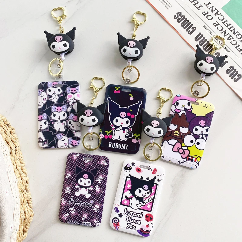 Kawaii Sanrio Card Sleeve Telescopic Keychain Cartoon Melody Kuromi Student Campus Card Storage Work Permit Antilost Bag Pendant
Kawaii Sanrio Card Sleeve Telescopic Keychain Cartoon Melody Kuromi Student Campus Card Storage Work Permit Antilost Bag Pendant
