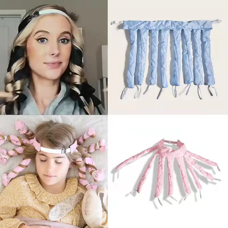 Lazy Hair Curler Hair Rollers Heatless Curling Rod Headband Curls Silk Ribbon Sleeping Soft Wave Formers No Heat Curls Ribbon 
Lazy Hair Curler Hair Rollers Heatless Curling Rod Headband Curls Silk Ribbon Sleeping Soft Wave Formers No Heat Curls Ribbon