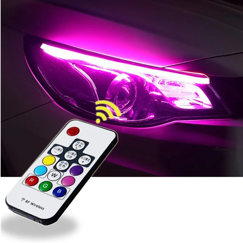 Tcart Auto DRL Strip RGB Light Soft Article Lamp External Installation Sequential Headlight Car LED Strip Lights For KIA Rio
Tcart Auto DRL Strip RGB Light Soft Article Lamp External Installation Sequential Headlight Car LED Strip Lights For KIA Rio
