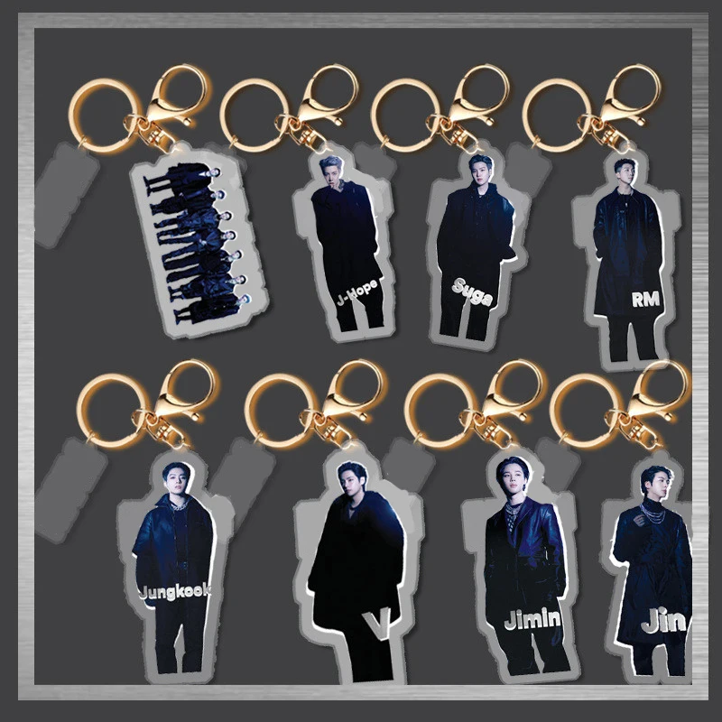 KPOP Korean Group New Album Proof Acrylic Keychain Bag Pendant Double Sided Keychain JIMIN JIN SUGA J-HOPE Jung KOOK Keychain
KPOP Korean Group New Album Proof Acrylic Keychain Bag Pendant Double Sided Keychain JIMIN JIN SUGA J-HOPE Jung KOOK Keychain