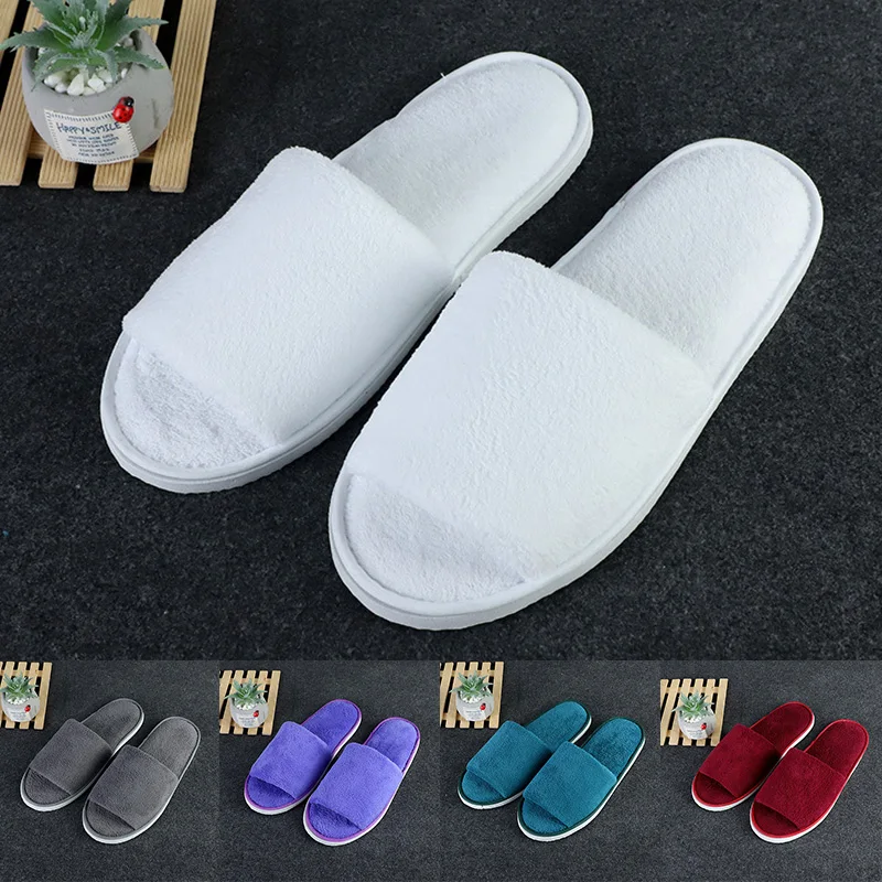 1 Pair Disposable Slippers Unisex Solid Color Coral Fleece Half Pack Slippers Travel Autumn Winter Home Guest Indoor Slipper
1 Pair Disposable Slippers Unisex Solid Color Coral Fleece Half Pack Slippers Travel Autumn Winter Home Guest Indoor Slipper