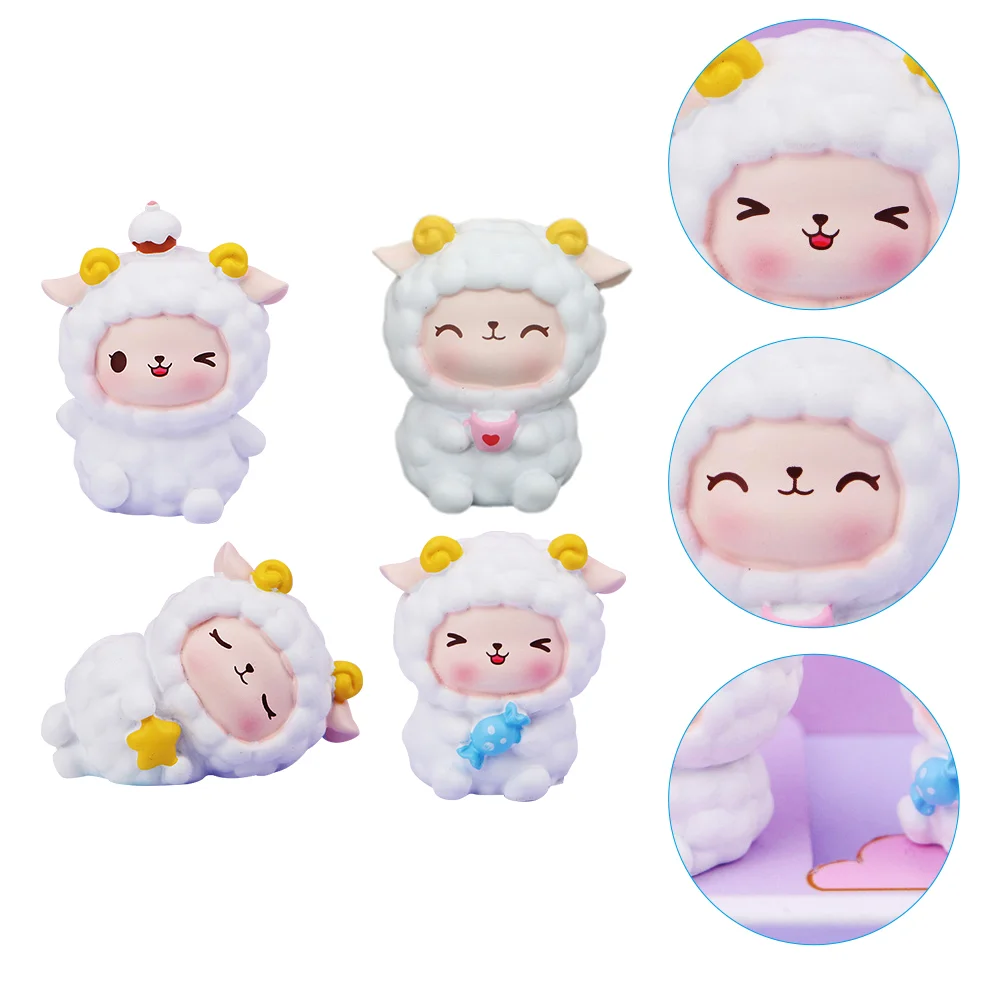 Sheep Resin Shower Baby Statue Figurine Decoration Animal Animals Decorations Farm Decor Figurines Ornament Lamb Tiny Minicake
Sheep Resin Shower Baby Statue Figurine Decoration Animal Animals Decorations Farm Decor Figurines Ornament Lamb Tiny Minicake