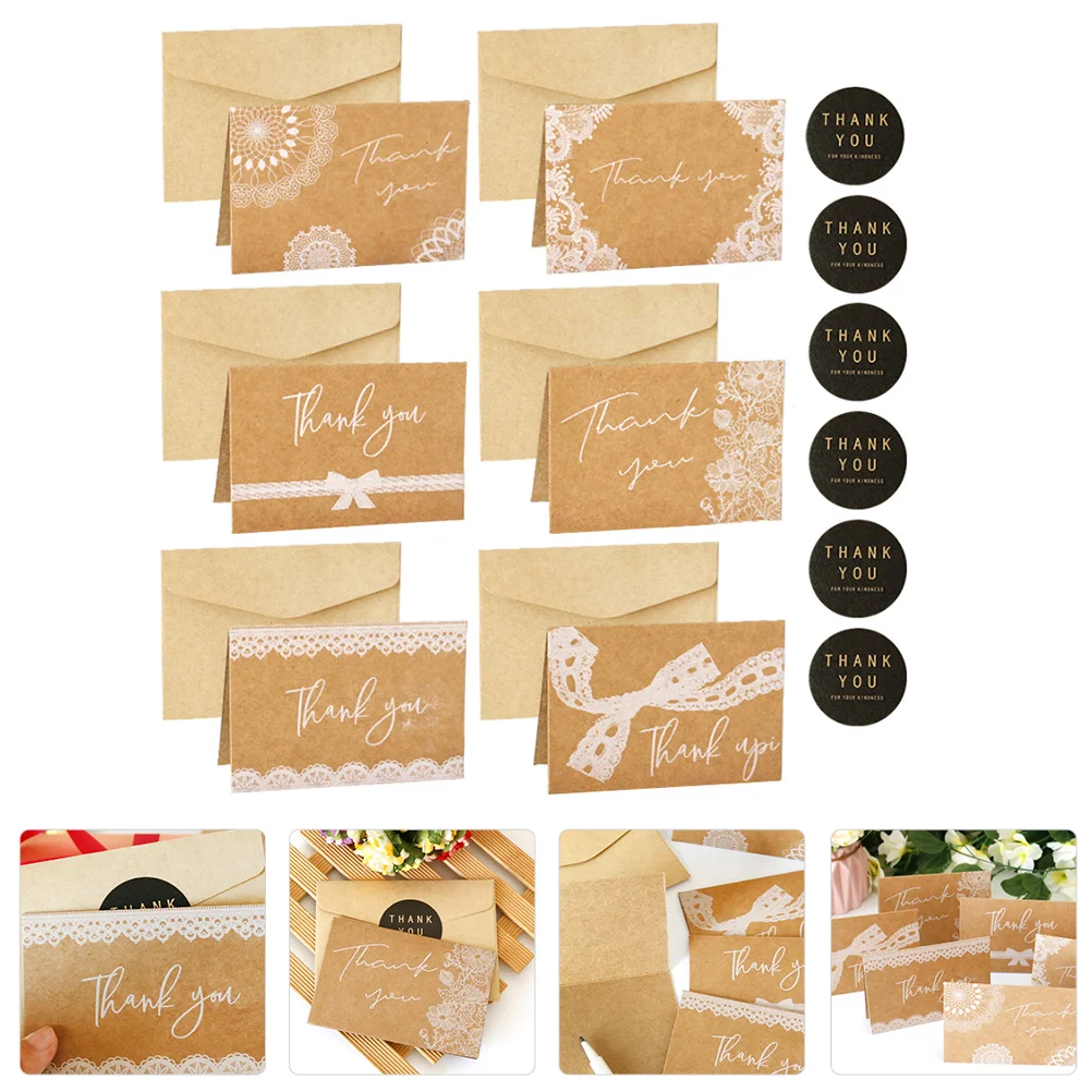 3 Bags Vintage Invitation Lace Pattern Blessing Message for Gift Home 
3 Bags Vintage Invitation Lace Pattern Blessing Message for Gift Home