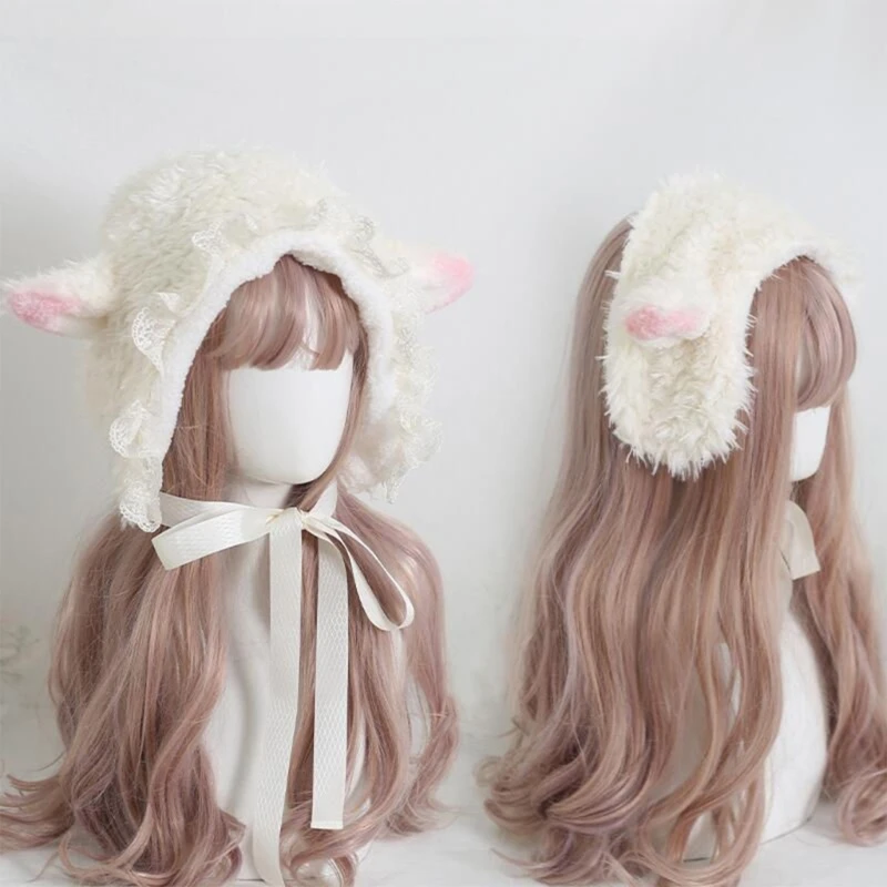 Зимняя плюшевая шапка Sweet Lolita для девочек, милая мультяшная вязаная шапка в форме уха ягненка, уличная ветрозащитная теплая Складная шапка с ушками, товары для катания на лыжах
Зимняя плюшевая шапка Sweet Lolita для девочек, милая мультяшная вязаная шапка в форме уха ягненка, уличная ветрозащитная теплая Складная шапка с ушками, товары для катания на лыжах