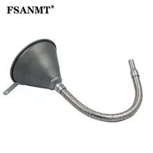 Universal Car Oil Fill Funnel Car Iron Funnel Metal Funnel With Flex Tip For Engine Oil Transmission Fluid Power Steering Fluid