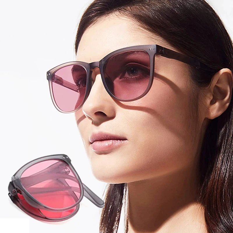 Trendy Foldable Sunglasses Women Round Sunglasses Sun Glasses UV400 Classic Foldable Eyewear Men Retro Sun Glasses Blue Light
Trendy Foldable Sunglasses Women Round Sunglasses Sun Glasses UV400 Classic Foldable Eyewear Men Retro Sun Glasses Blue Light