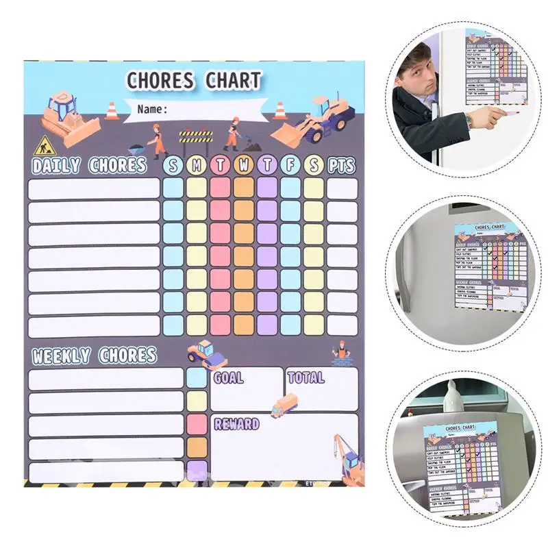 Multi-function Reward Chart Household Chore Chart Reusable Behavior Chart Children Accessory
Multi-function Reward Chart Household Chore Chart Reusable Behavior Chart Children Accessory