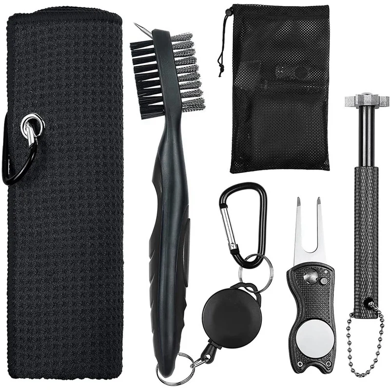 Golf Cleaning Tool Kit Golf Club Brush 40X60CM Microfiber Golf Towel Golf Cleaning Brush Golf Turf Repair Tool With Bag
Golf Cleaning Tool Kit Golf Club Brush 40X60CM Microfiber Golf Towel Golf Cleaning Brush Golf Turf Repair Tool With Bag