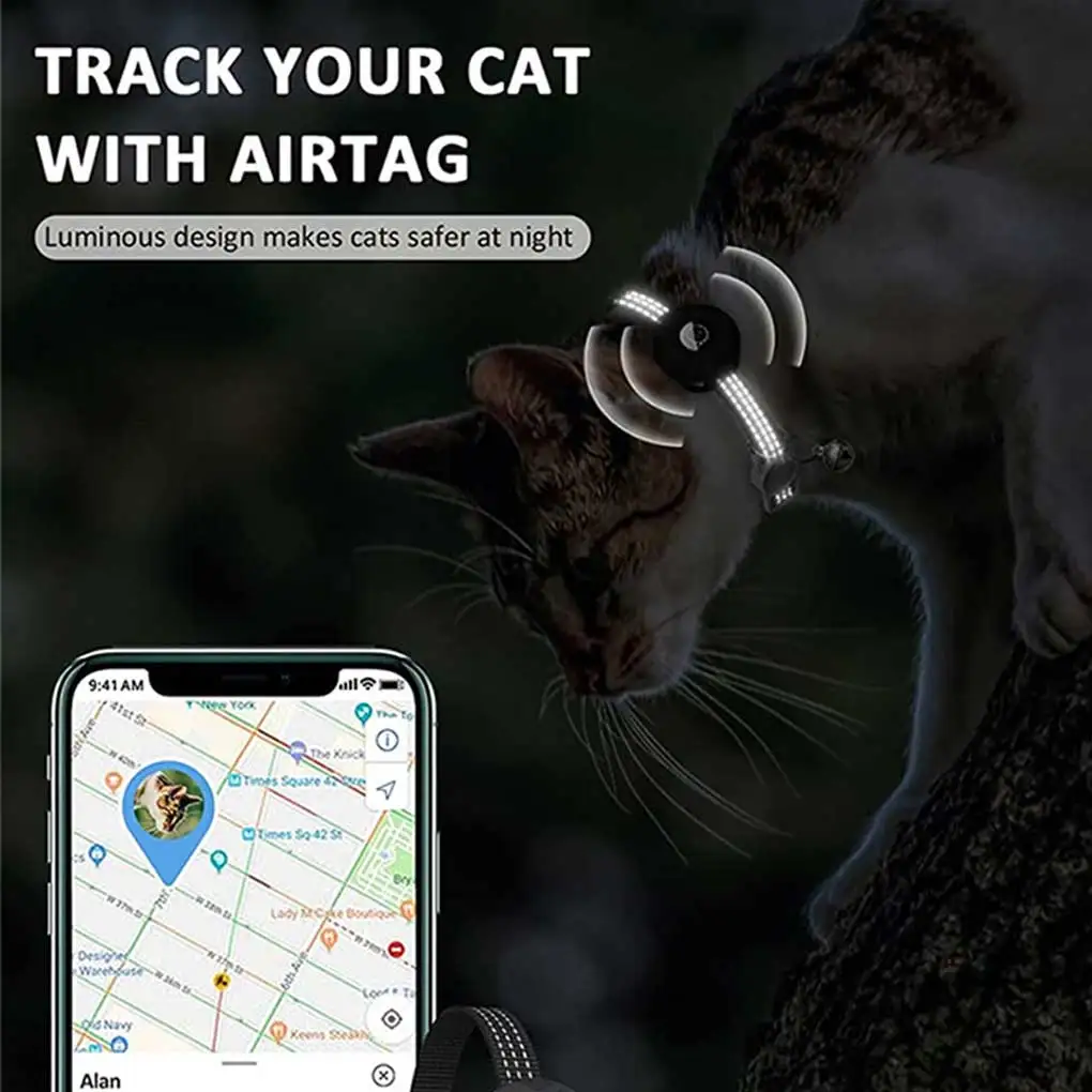 Reflective Stripe Pet Tracker Collar Small Animal Choker Waterproof Shockproof Necklace Pets Supplies Accessories Black
Reflective Stripe Pet Tracker Collar Small Animal Choker Waterproof Shockproof Necklace Pets Supplies Accessories Black