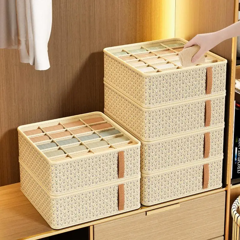 Drawer Organizers Underwear Socks Bra Storage Box Reusable Portable Box With Compartment Multipurpose Rack For Clothes Items
Drawer Organizers Underwear Socks Bra Storage Box Reusable Portable Box With Compartment Multipurpose Rack For Clothes Items
