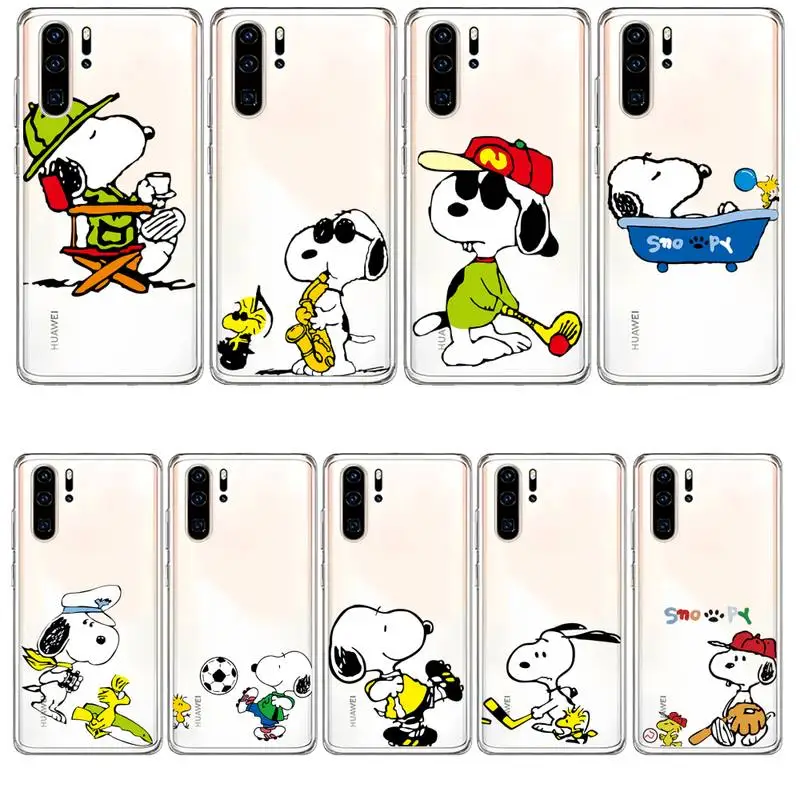 BANDAI Animated Snoopy Phone Case For Huawei P30 P20 Pro P40 Y5 Y6 Y7 2019 Mate 20 Lite P Smart Z Transparent Funda Shell Cover
BANDAI Animated Snoopy Phone Case For Huawei P30 P20 Pro P40 Y5 Y6 Y7 2019 Mate 20 Lite P Smart Z Transparent Funda Shell Cover