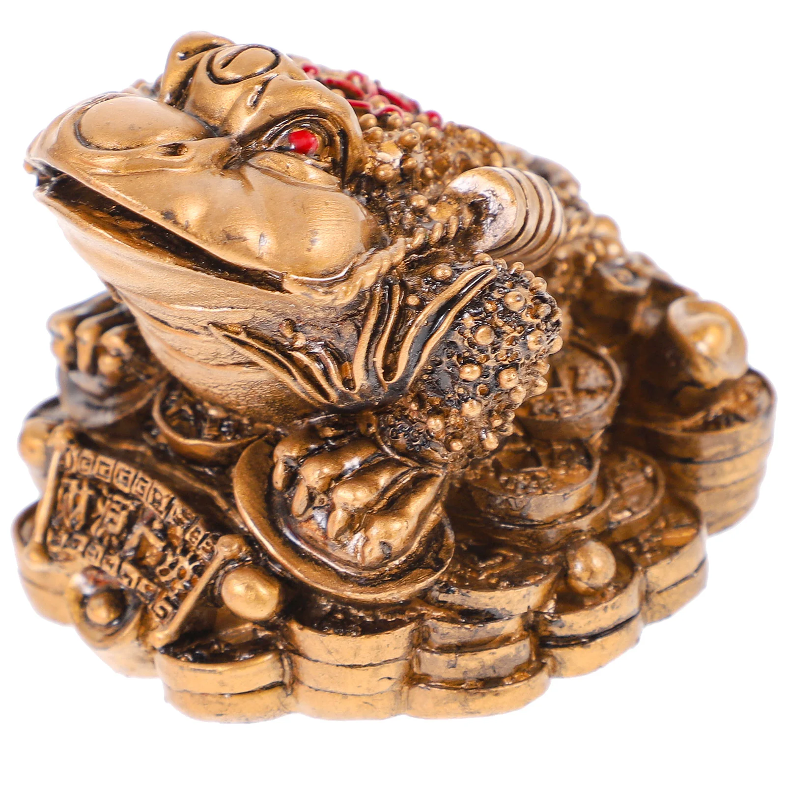 Frog Money Toad Statue Chinese Figurine Decoration Ornament Sculpture Three Legged Wealth Resin Gold Office Tabletop Animal
Frog Money Toad Statue Chinese Figurine Decoration Ornament Sculpture Three Legged Wealth Resin Gold Office Tabletop Animal