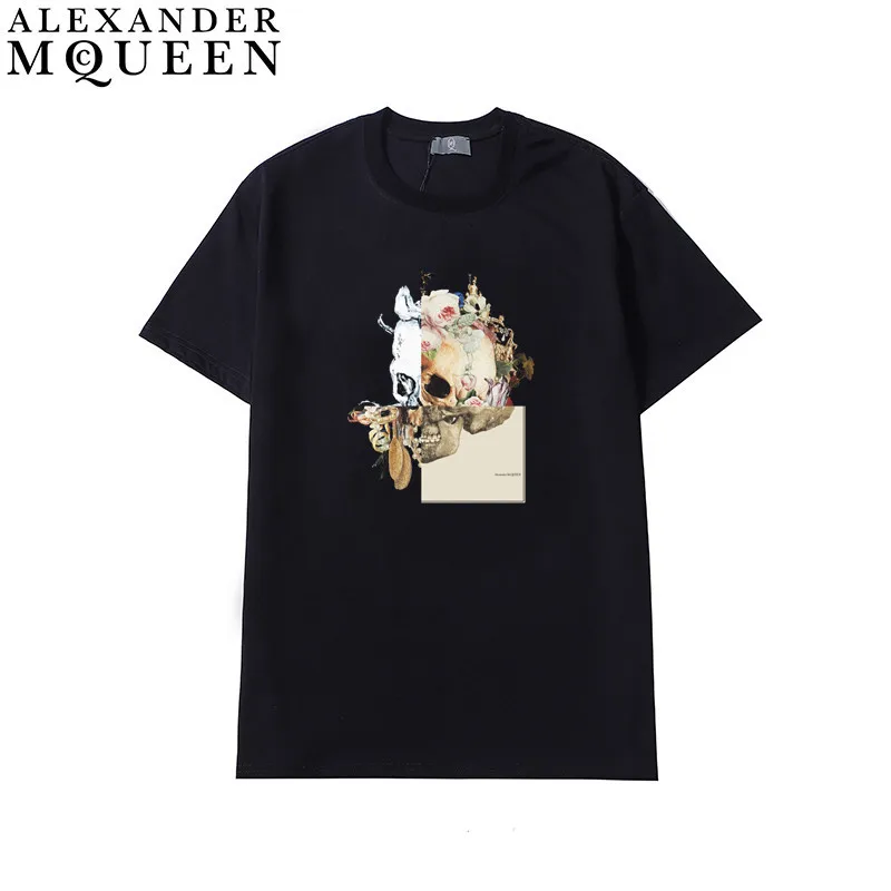MCQUEEN Tees Men's and Women's Unisex Skull Flower Printed Round Neck Short Sleeve All-match T-shirt
MCQUEEN Tees Men's and Women's Unisex Skull Flower Printed Round Neck Short Sleeve All-match T-shirt