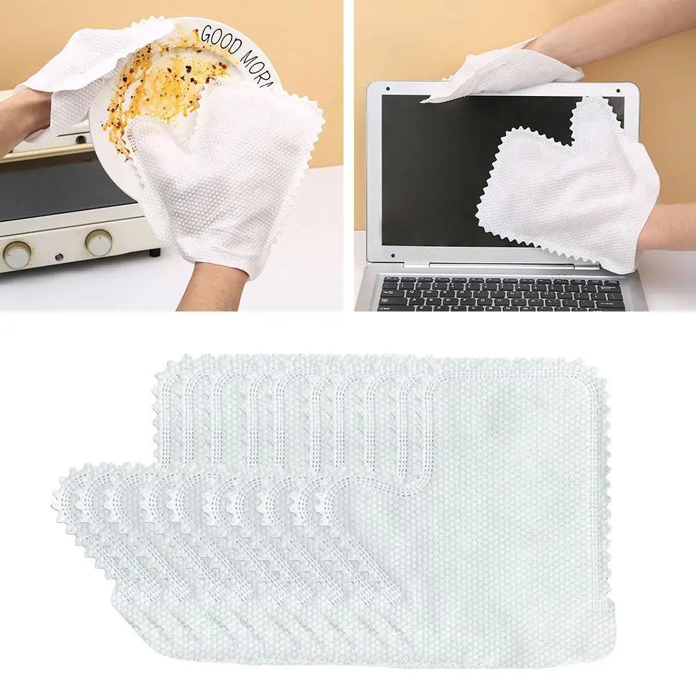 10 Pcs Non Woven Cleaning Gloves Scouring Pads Household Kitchen Tableware Floors Window Cleaning Rags Dusting Gloves Reusable
10 Pcs Non Woven Cleaning Gloves Scouring Pads Household Kitchen Tableware Floors Window Cleaning Rags Dusting Gloves Reusable