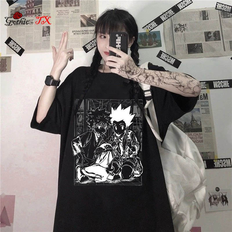 Y2k Women T-shirts Kawaii Hunter X Hunter Tshirt Killua Zoldyck Anime T-shirt Short Sleeve Manga T Shirt Female Tops Clothes
Y2k Women T-shirts Kawaii Hunter X Hunter Tshirt Killua Zoldyck Anime T-shirt Short Sleeve Manga T Shirt Female Tops Clothes