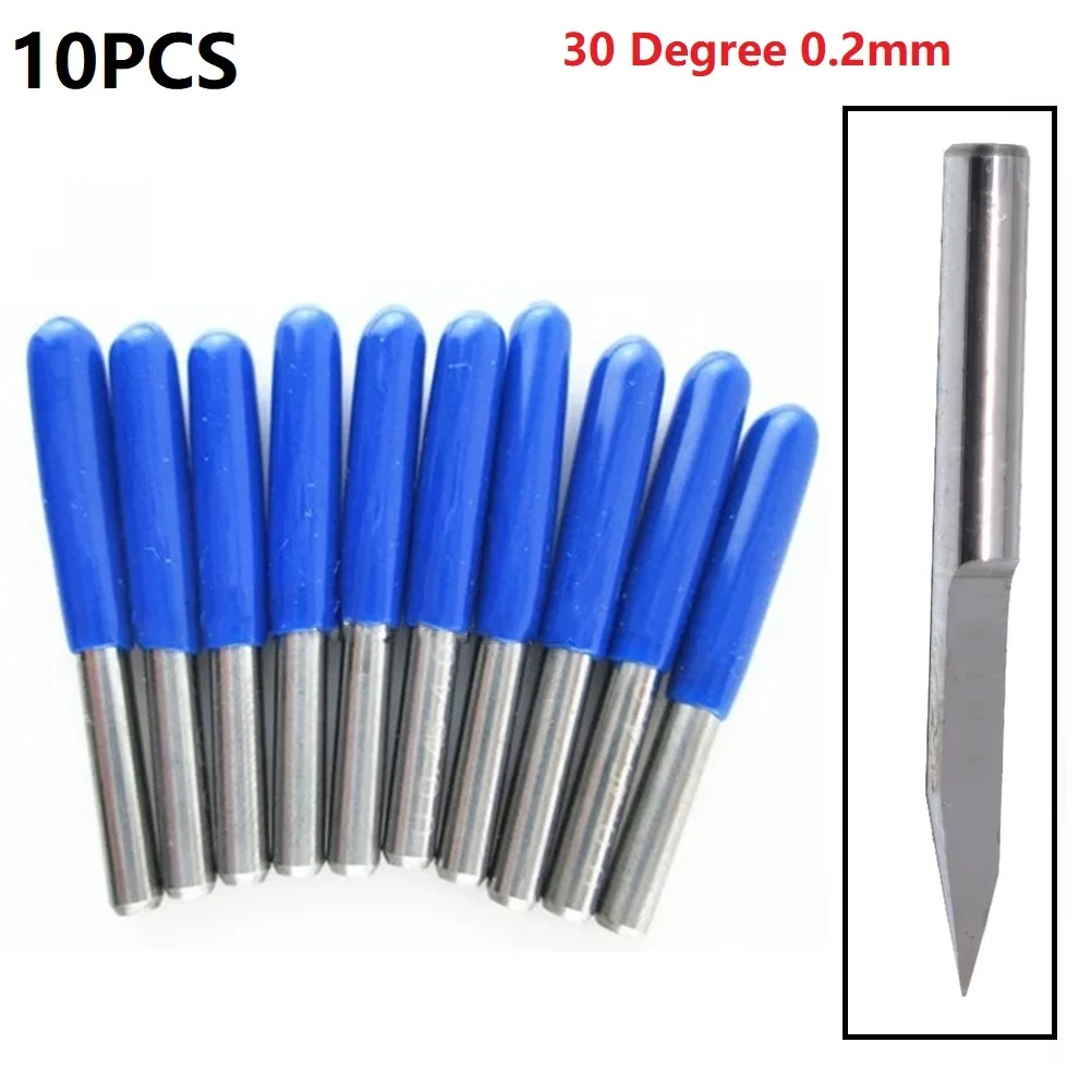 10Pcs Engraving Drill Bit 30 Degree 0.2mm Carbide Engraving Bits CNC Router Tool For Circuit Board Flat Engraving Drill Bit
10Pcs Engraving Drill Bit 30 Degree 0.2mm Carbide Engraving Bits CNC Router Tool For Circuit Board Flat Engraving Drill Bit