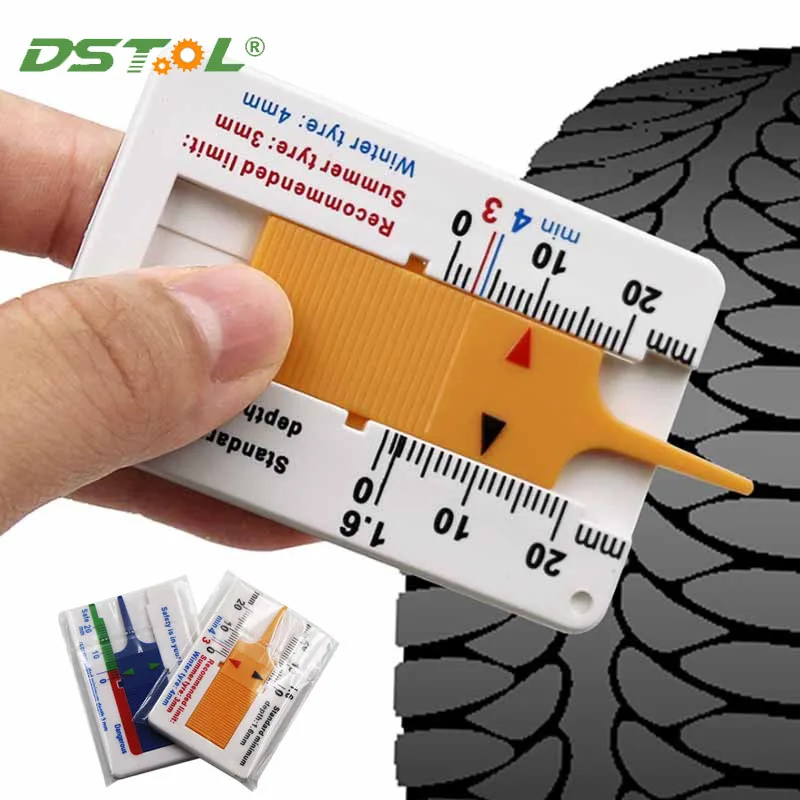 Tire Thickness Measuring Meter Tool Portable Plastic Car Tyre Tread Depth Vernier Caliper Auto Tyre Tread Depth Gauge Tool0-20mm
Tire Thickness Measuring Meter Tool Portable Plastic Car Tyre Tread Depth Vernier Caliper Auto Tyre Tread Depth Gauge Tool0-20mm