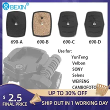 BEXIN Camera Quick Release Plate with 1/4 Screw Adapter Camera Plate For Yunteng Velbon Sony 3520 668 690 600 800 Tripod Head
