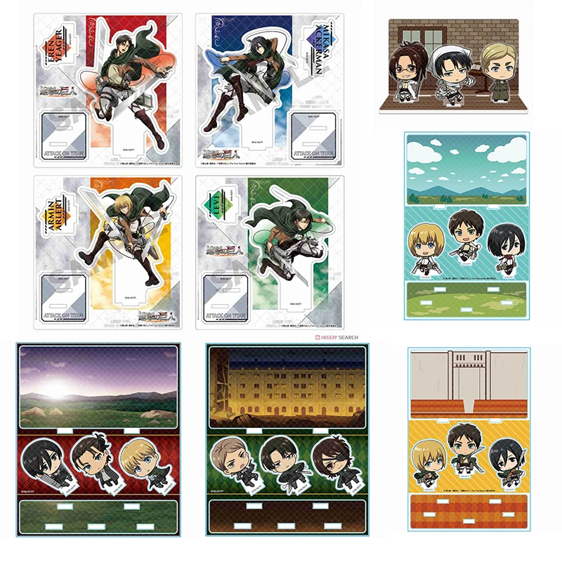 Anime Attack on Titan Erwin Smith Eren Jaeger Levi Ackerman Reiner Braun Acrylic Figure Stand Model Plate Tabletop Decor
Anime Attack on Titan Erwin Smith Eren Jaeger Levi Ackerman Reiner Braun Acrylic Figure Stand Model Plate Tabletop Decor