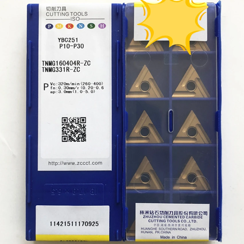 ZC-CT TNMG160404R-ZC YBC251/TNMG160404L-ZC YBC251/TNMG160404R-ZC YBC252/TNMG160404L-ZC YBC252 CNC carbide inserts 10PCS/BOX
ZC-CT TNMG160404R-ZC YBC251/TNMG160404L-ZC YBC251/TNMG160404R-ZC YBC252/TNMG160404L-ZC YBC252 CNC carbide inserts 10PCS/BOX