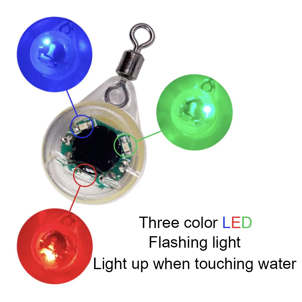 Small Fishing Lure Light LED Deep Drop Underwater Attractive Fishing Light Waterproof Hook ABS Green Red Blue 3 Colors Mini Lamp
Small Fishing Lure Light LED Deep Drop Underwater Attractive Fishing Light Waterproof Hook ABS Green Red Blue 3 Colors Mini Lamp