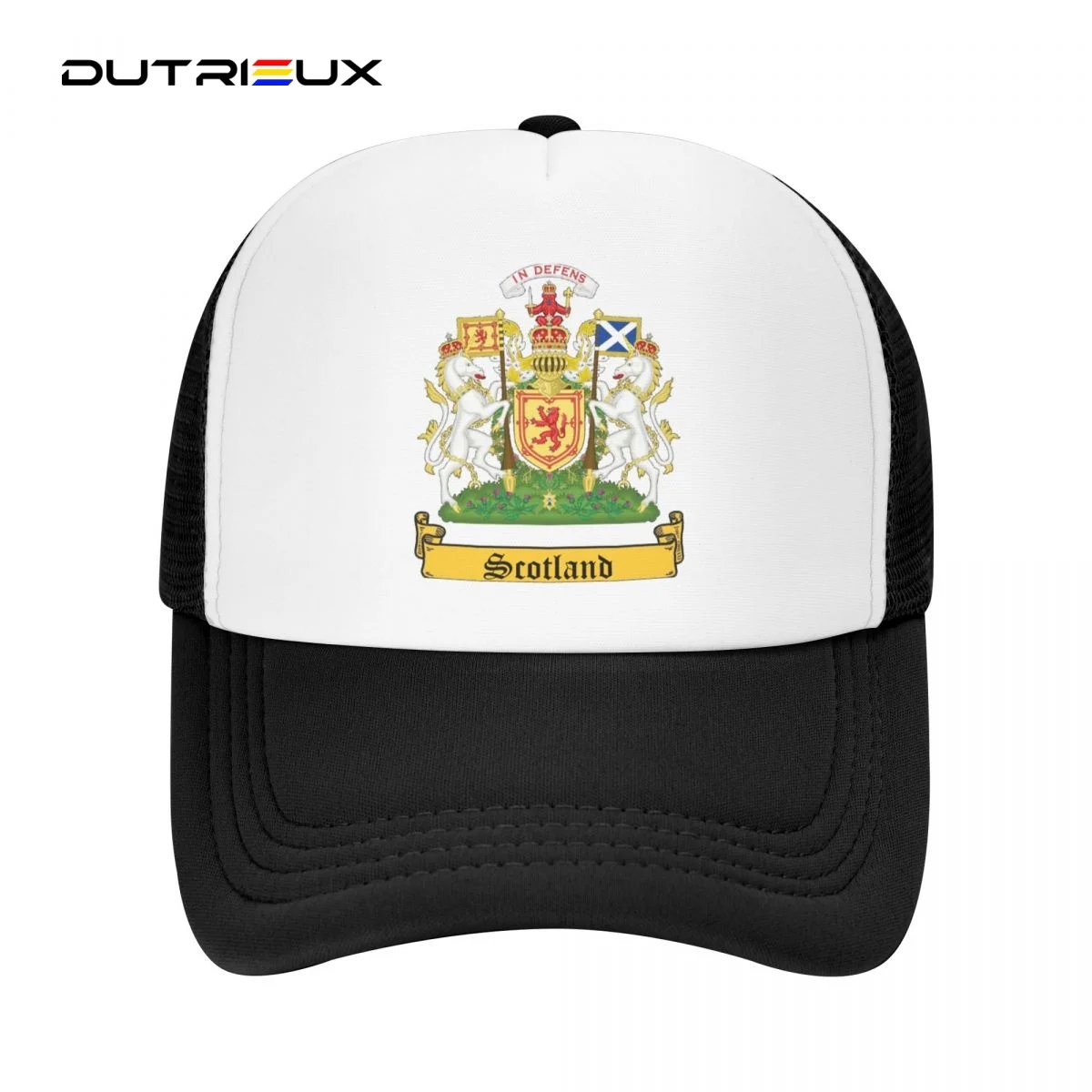 

Royal Coat Of Arms Of The Kingdom Of Scotland Unisex Casual Plain Baseball Cap Adjustable Snapback Trucker Hats For Women Men