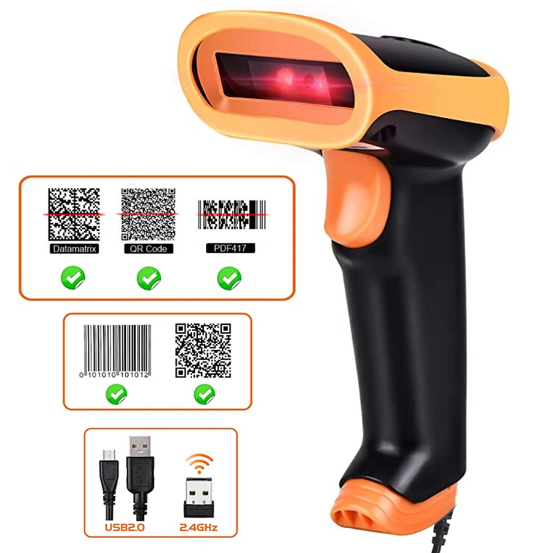L8BL Bluetooth 2D Barcode Reader And S8 QR PDF417 2.4G Wireless Wired Handheld Barcode Scanner USB Support Mobile Phone iPad
L8BL Bluetooth 2D Barcode Reader And S8 QR PDF417 2.4G Wireless Wired Handheld Barcode Scanner USB Support Mobile Phone iPad