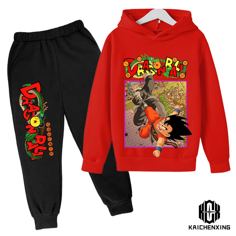 2023 Fashion cartoon Dragon Ball winter baby neutral warm casual cotton sweatshirt boys girls children's suit hoodie + pants
2023 Fashion cartoon Dragon Ball winter baby neutral warm casual cotton sweatshirt boys girls children's suit hoodie + pants