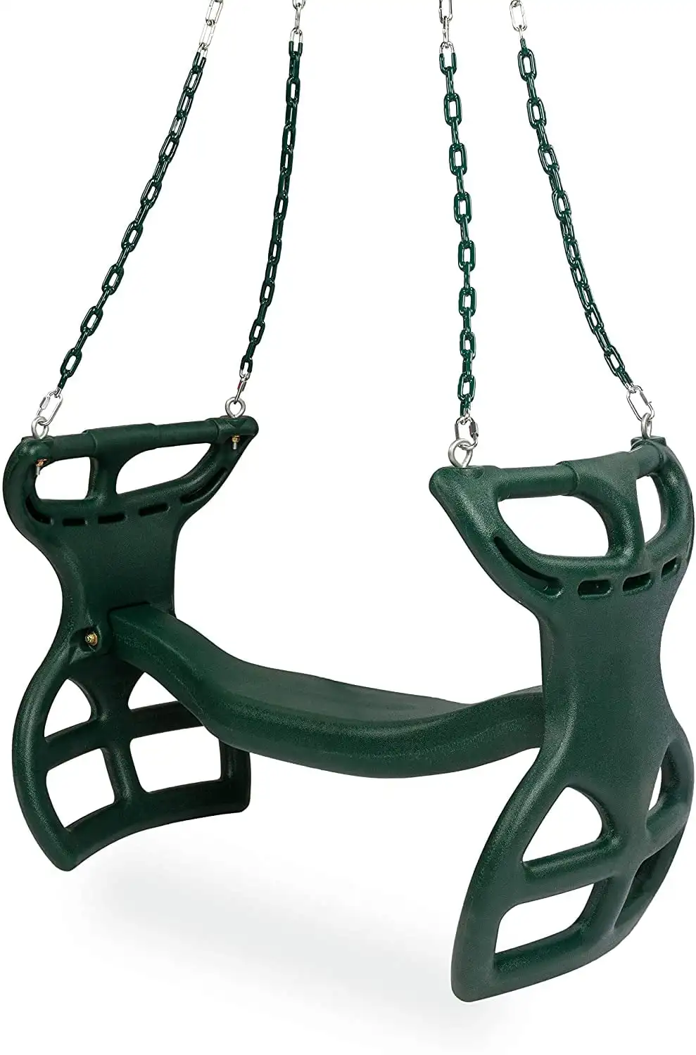 Glider Swing for Swing Set, Back-to-Back Glider for Two Kids, Attachment Options Included, Green
Glider Swing for Swing Set, Back-to-Back Glider for Two Kids, Attachment Options Included, Green
