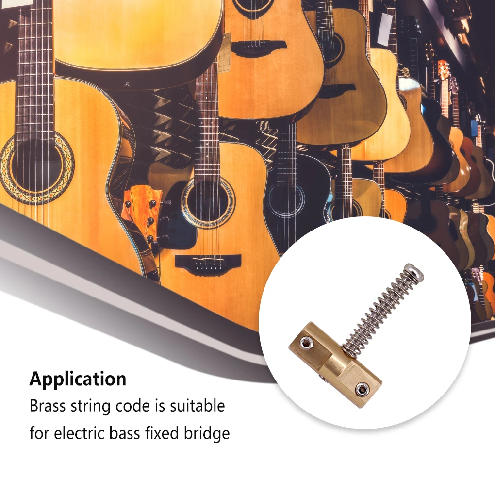 Bass Bridge Saddles Wear-resistant Mounting Screw Fixed String Saddle with Folding Plate Instrument Accessories 4 2cm
Bass Bridge Saddles Wear-resistant Mounting Screw Fixed String Saddle with Folding Plate Instrument Accessories 4 2cm