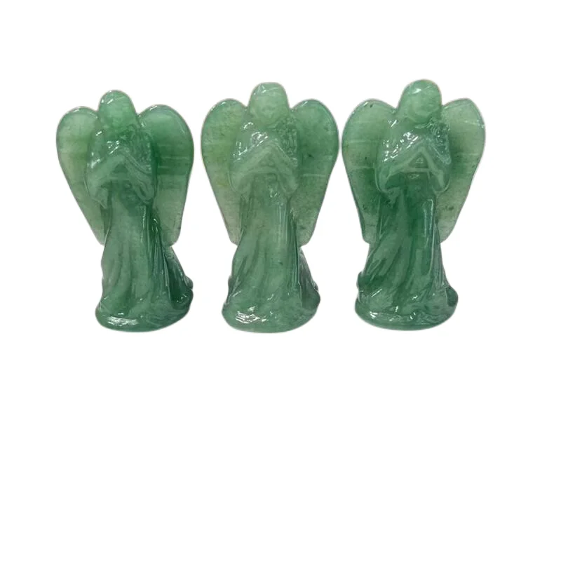 1PC Natural Green Aventurine Angel Carving Figurine Healing Stone Craft As Home Ornaments Or A Holiday Gift For A Child
1PC Natural Green Aventurine Angel Carving Figurine Healing Stone Craft As Home Ornaments Or A Holiday Gift For A Child