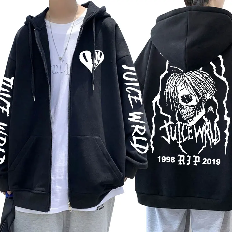 Juice WRLD Hoodies Men Women Zipper Hooded Sweatshirts Jacket Fashion Hip Hop Autumn Boys Girls Black Streetwear Zip Hoodie Coat
Juice WRLD Hoodies Men Women Zipper Hooded Sweatshirts Jacket Fashion Hip Hop Autumn Boys Girls Black Streetwear Zip Hoodie Coat