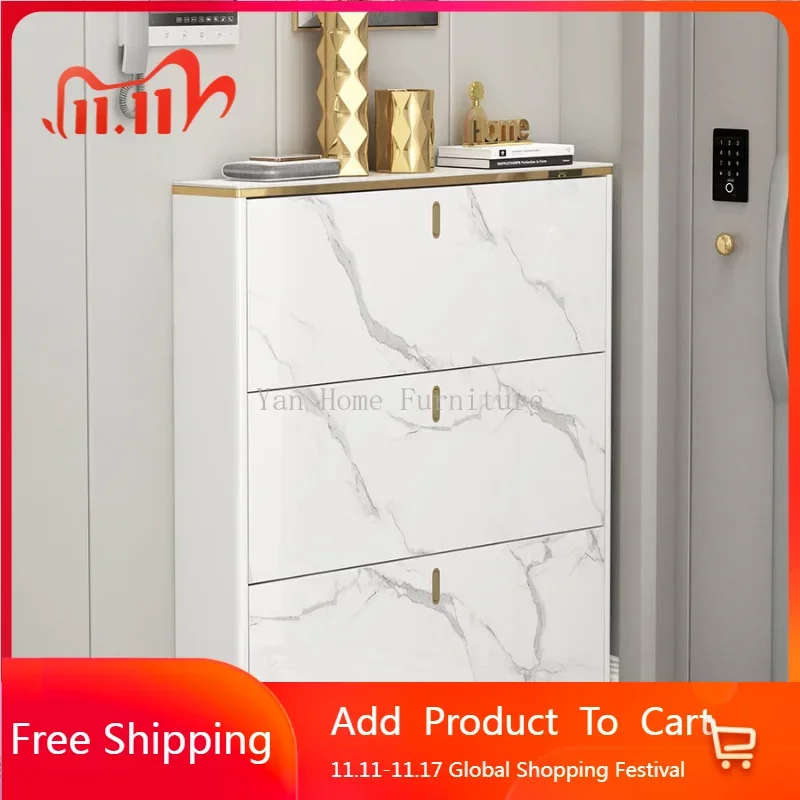 Light Luxury Slate Ultra-thin Shoe Cabinet Home Door Tipping Bucket Modern Minimalist Entrance Hall Organizer Porch Storage Rack
Light Luxury Slate Ultra-thin Shoe Cabinet Home Door Tipping Bucket Modern Minimalist Entrance Hall Organizer Porch Storage Rack