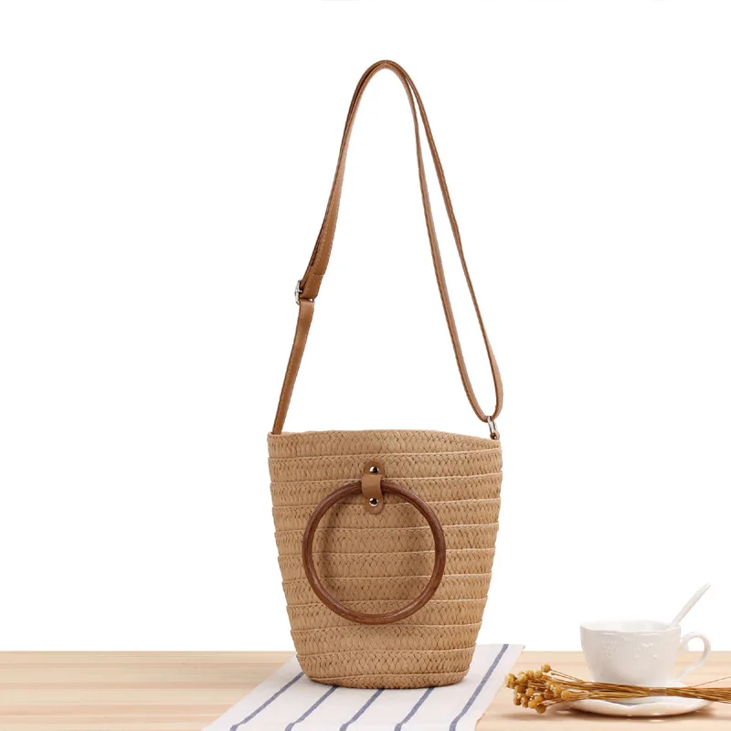 New Bucket Straw Bags For Women Handbags Summer Casual Lady Woven Beach Bag Handmade Rattan Crossbody Bag Clutch Sac Paille
New Bucket Straw Bags For Women Handbags Summer Casual Lady Woven Beach Bag Handmade Rattan Crossbody Bag Clutch Sac Paille
