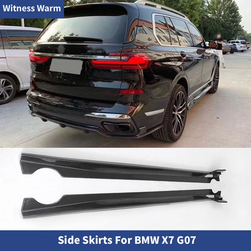 Для BMW X7 G07 M-SPORT 2019-2021, боковые юбки из углеродного волокна, удлинители для губ, Стайлинг автомобиля
Для BMW X7 G07 M-SPORT 2019-2021, боковые юбки из углеродного волокна, удлинители для губ, Стайлинг автомобиля