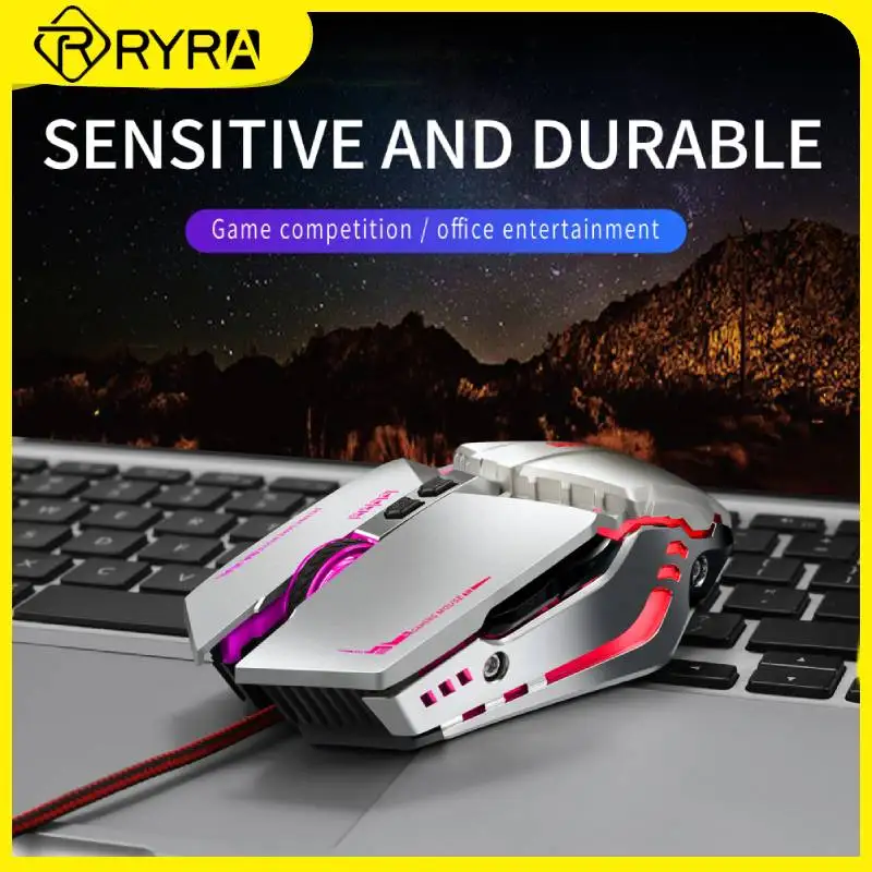 RYRA 3600DPI Gamer Mouse With USB Receiver RGB Light Office Wired Mouse 7 Keys 4-Gear Gaming Mice G7 For PC Laptop Adapter 1.5m
RYRA 3600DPI Gamer Mouse With USB Receiver RGB Light Office Wired Mouse 7 Keys 4-Gear Gaming Mice G7 For PC Laptop Adapter 1.5m