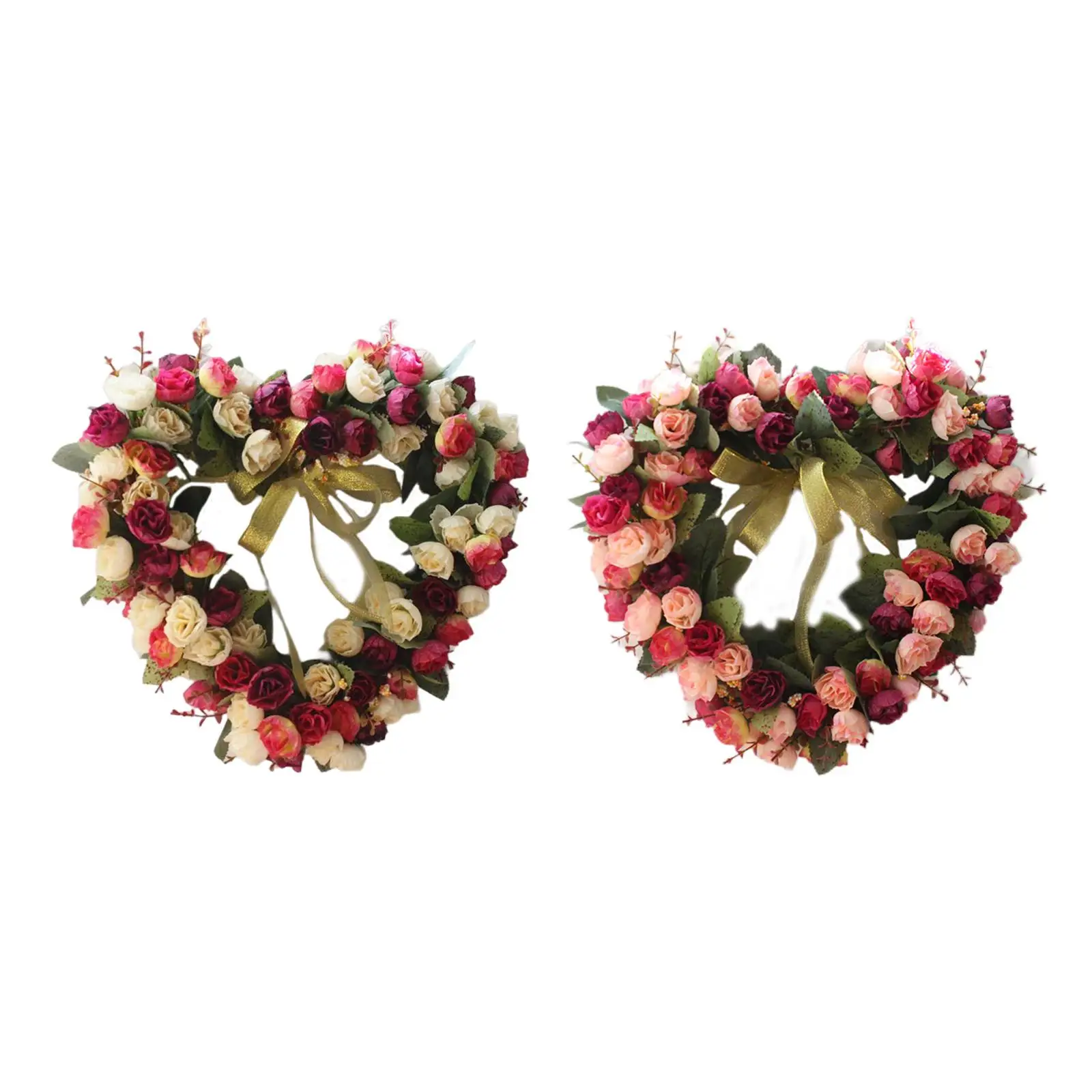 Wedding Rose Wreath with Green Leaves Ribbon Day Wreath Welcome Floral Wreath 35cm for Home Outdoor Window Festival Decoration
Wedding Rose Wreath with Green Leaves Ribbon Day Wreath Welcome Floral Wreath 35cm for Home Outdoor Window Festival Decoration