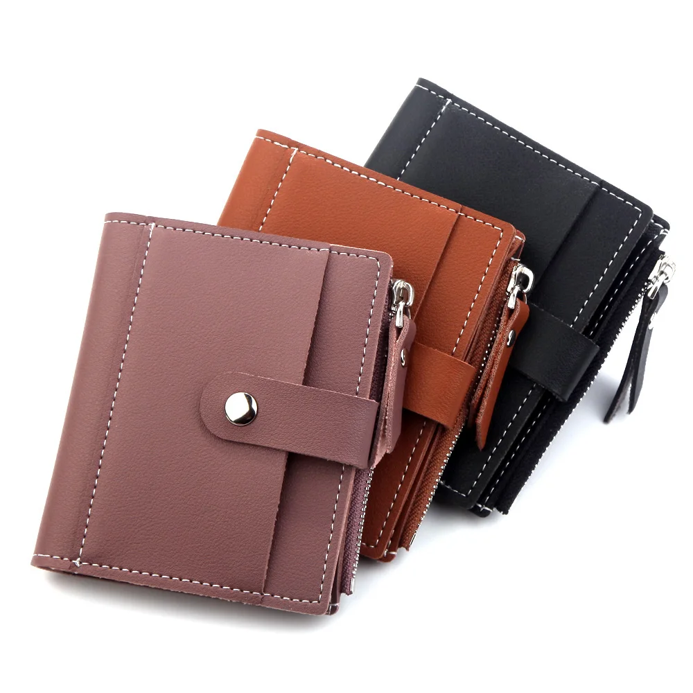 High Quality Vintage Wallet Women PU Leather Short Wallet Ladies Card Holder Coin Purse Casual Hasp Zipper Money Clutch
High Quality Vintage Wallet Women PU Leather Short Wallet Ladies Card Holder Coin Purse Casual Hasp Zipper Money Clutch