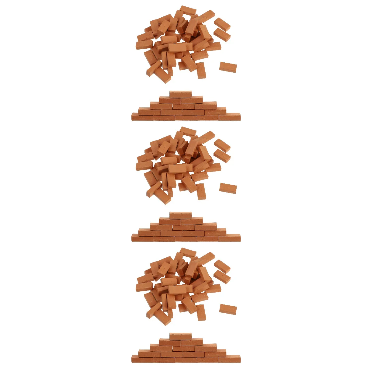 300 Pcs 1:16 Miniature Brick Wall Bricks Model Fairy Garden Micro Landscape Decor
300 Pcs 1:16 Miniature Brick Wall Bricks Model Fairy Garden Micro Landscape Decor